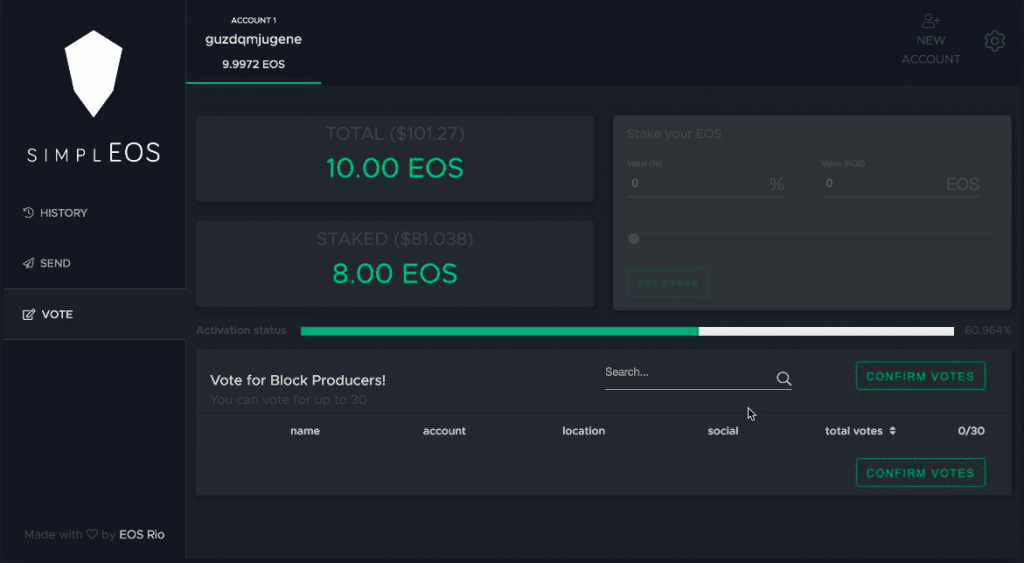 Compilation of EOS wallets