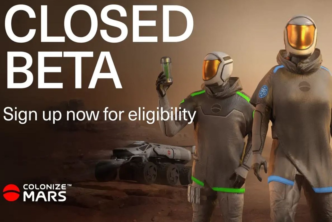 closed beta testing in Colonize Mars | CryptoGamingPool